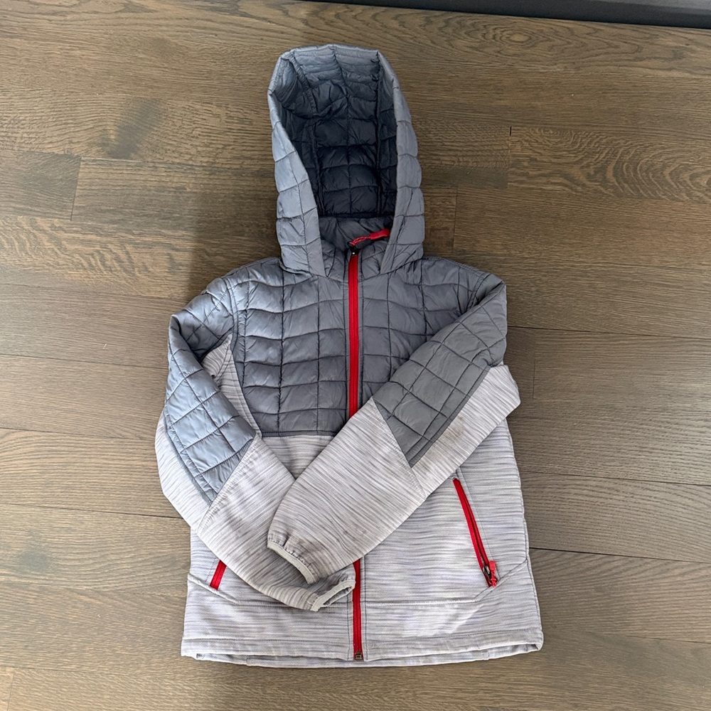 Gray Quilted Kids Snozu Jacket